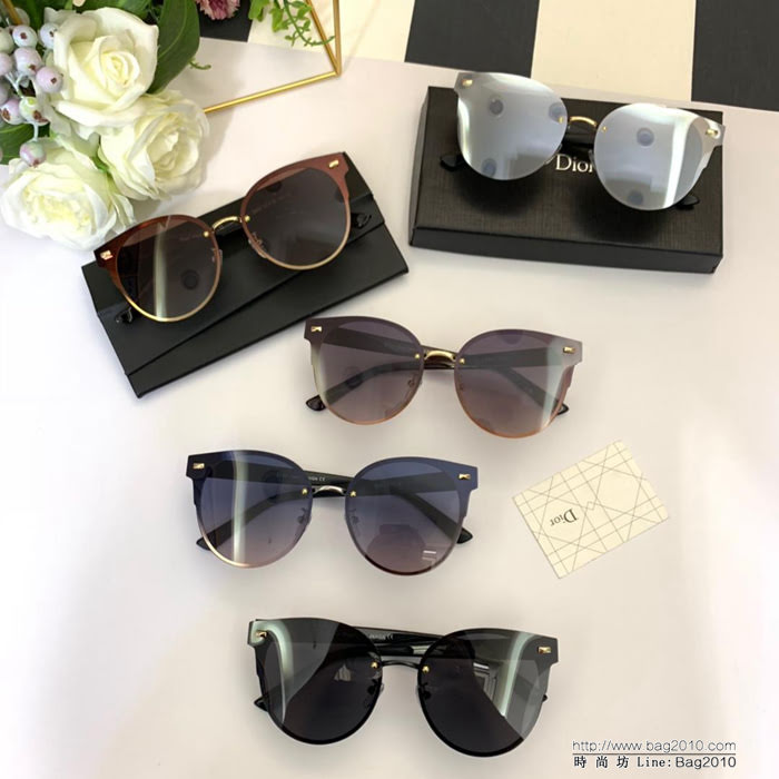 DIOR-迪奧 新款 貓形眼鏡 百搭女款 太陽鏡 大氣優雅 佩戴舒適  lly1482